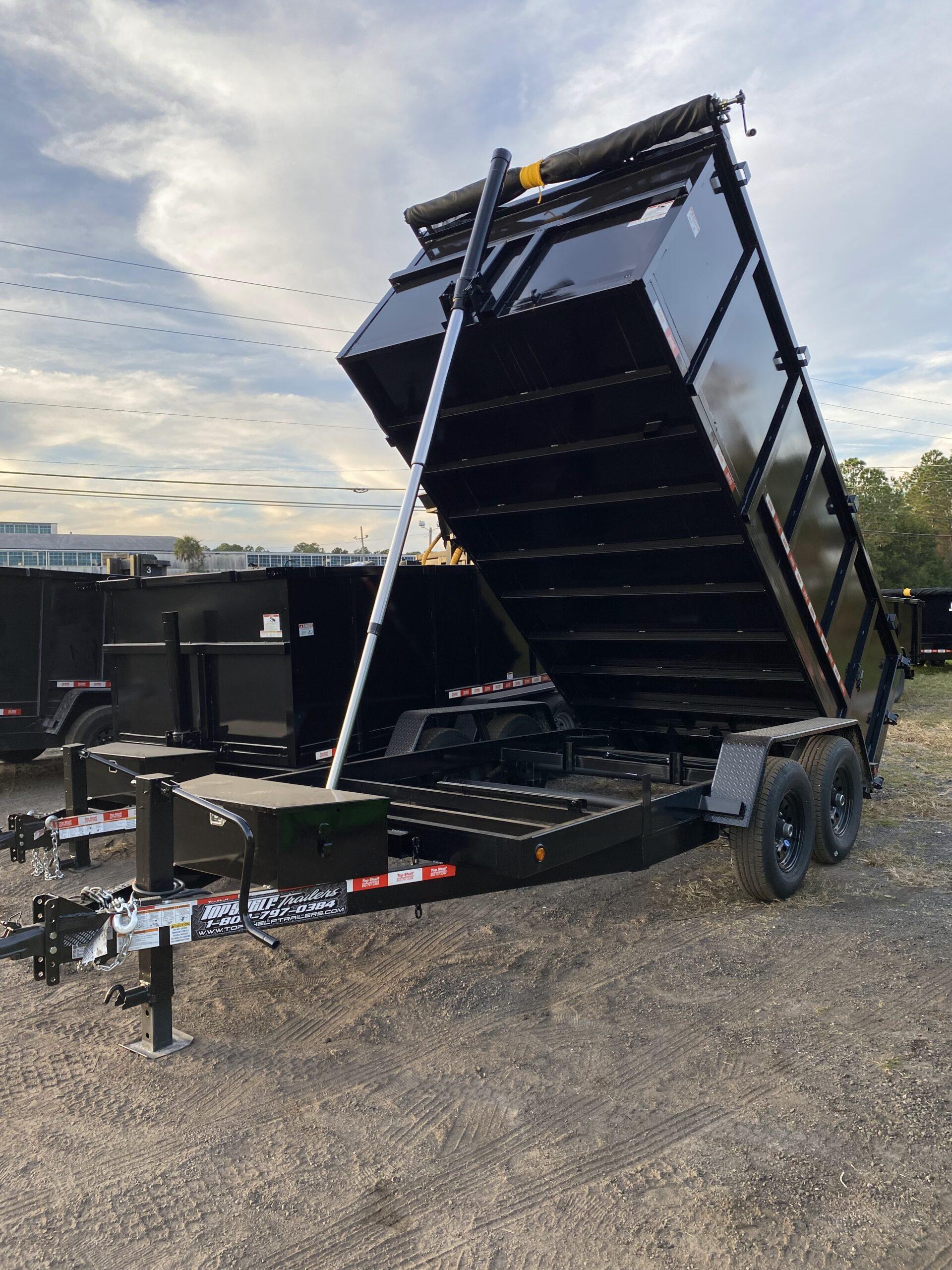 hydraulic dump trailers