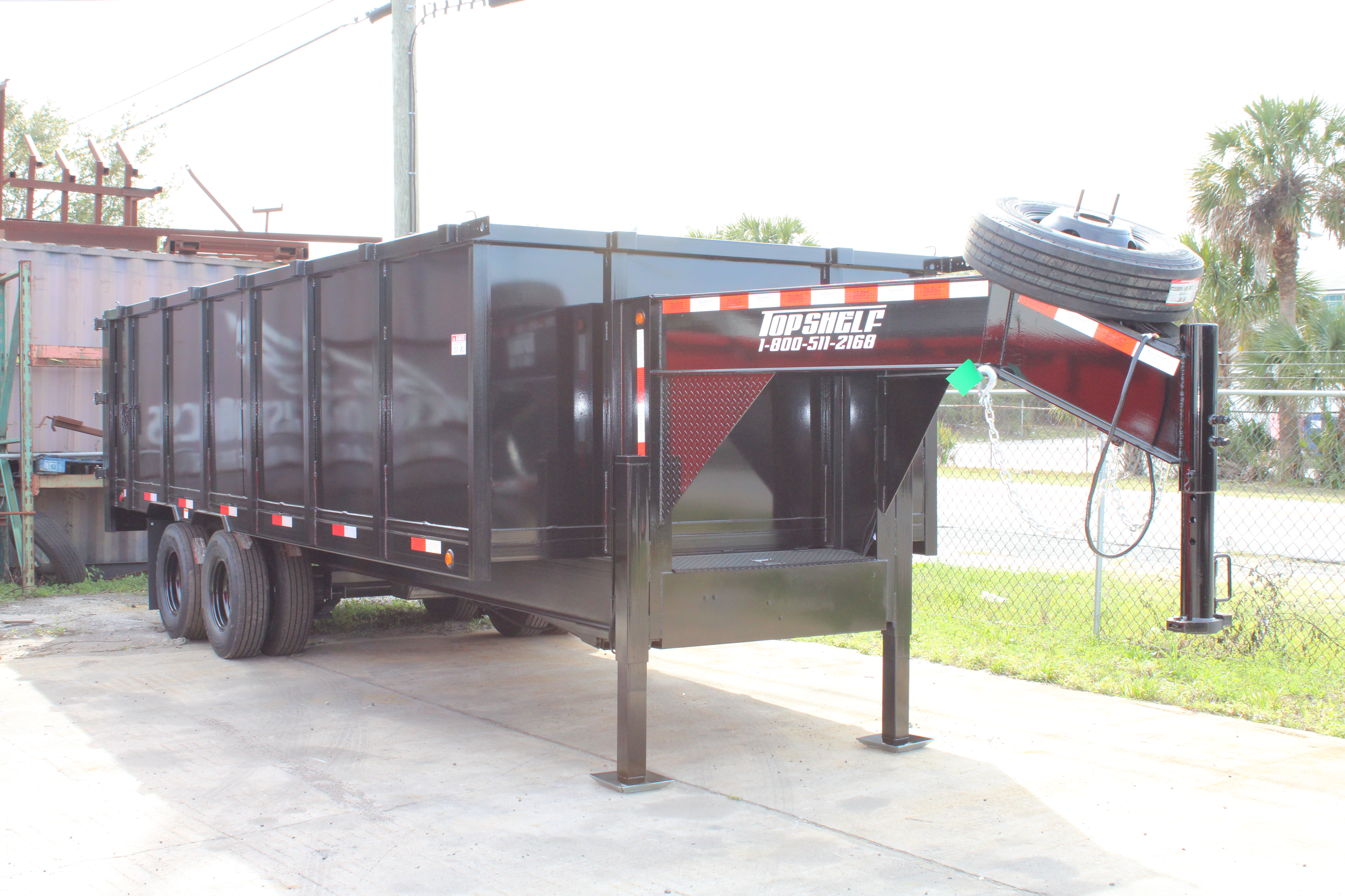 gooseneck dump trailer