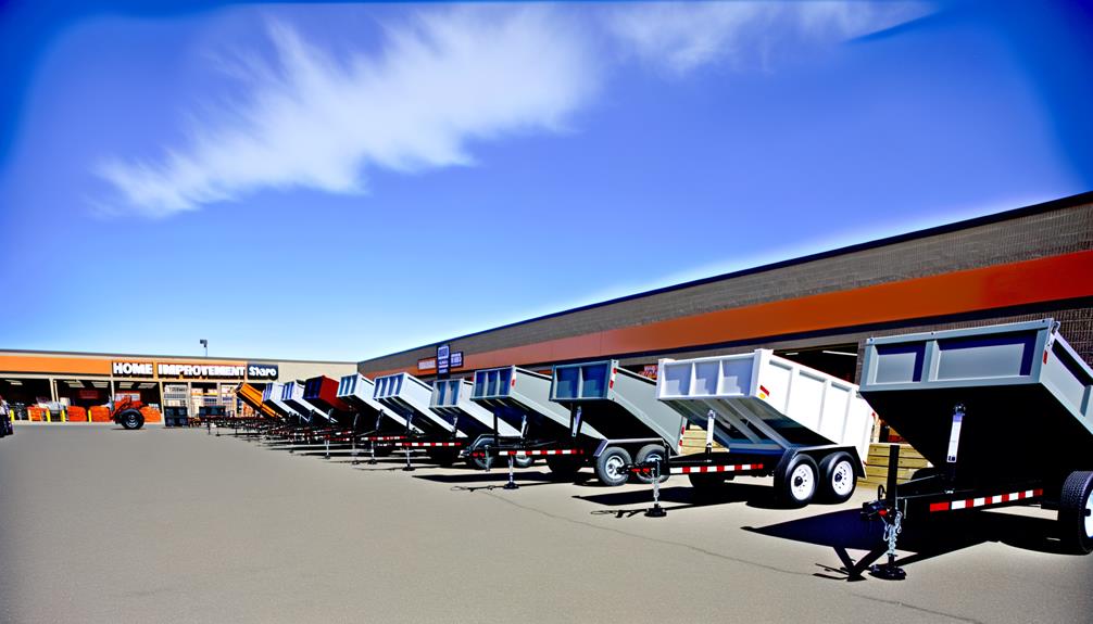 dump trailer rental options